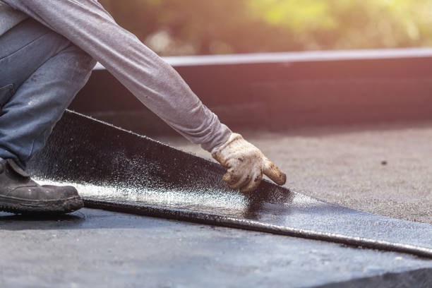 Professional Basement Waterproofing technician working in Homer, IL